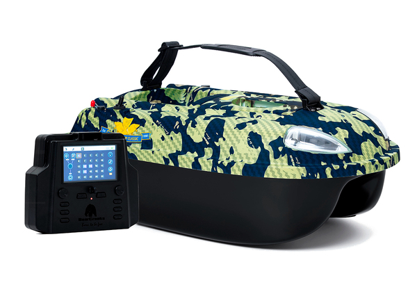 BearCreeks iPilot15 Voerboot Camo   GPS Autopilot