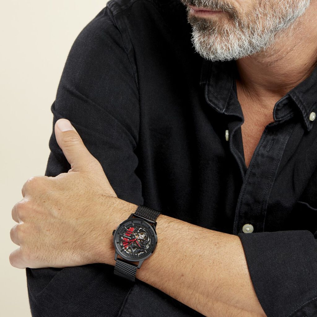 Coffret De Montre Pierre Lannier Rallye Noir