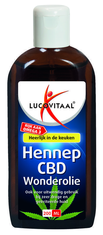 Lucovitaal Hennep CBD Wonderolie 200ml