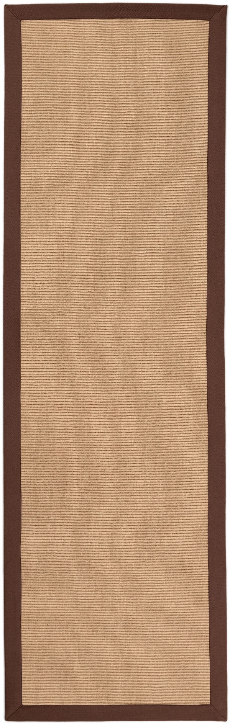 carpetfine Sisalteppich »Sisal  ,    auch als Läufer erhältlich« rechteckig 5 mm Höhe mit farbiger Bordüre, Anti Rutsch Rückseite, viele Grössen, Wohnzimmer