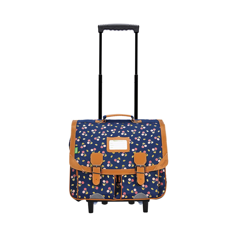 Cartable trolley Alexa bleu