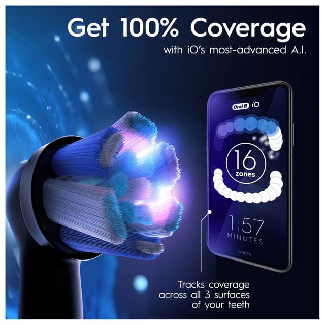 Oral-B iO 9s elektrisk tandbørste 387071 (sort onyx)