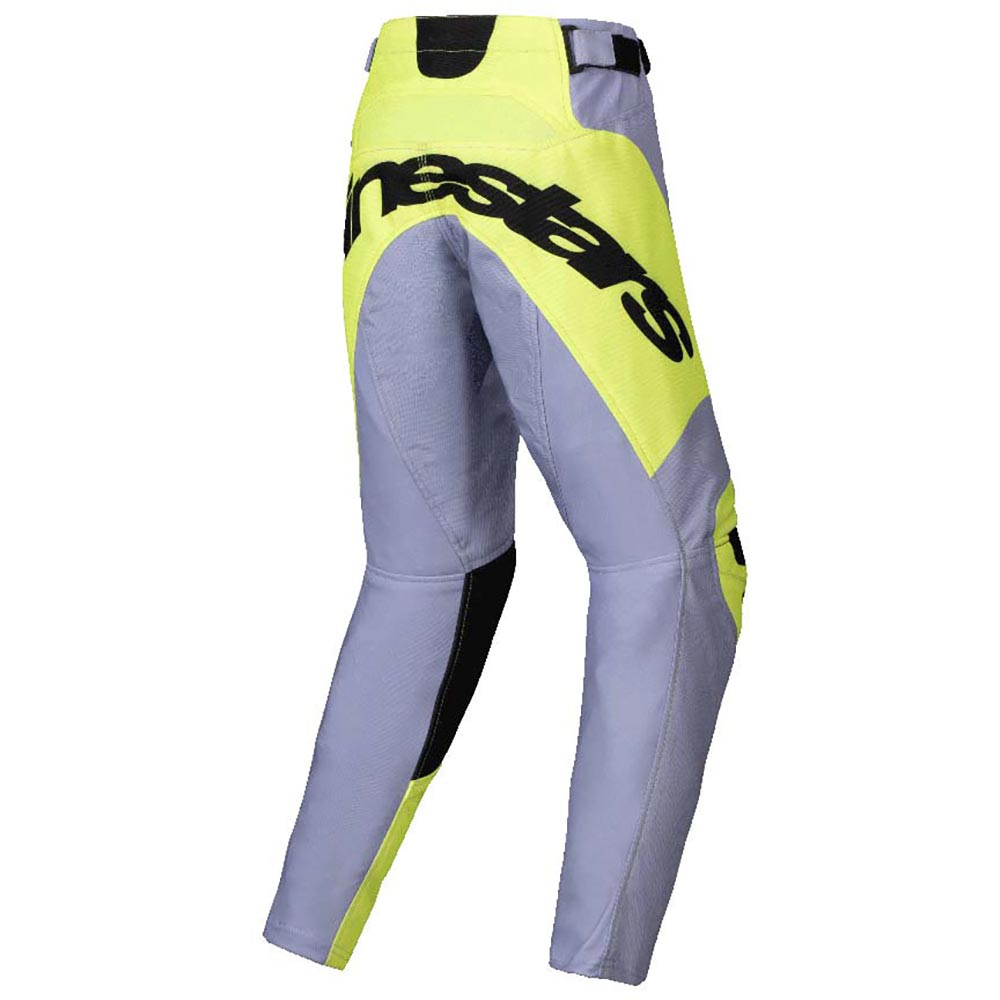 Alpinestars - Pantalon enfant Youth Racer Veil Gris / Jaune fluo / Noir