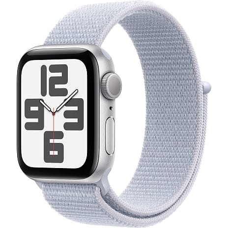 Apple Watch SE (2024) 40 mm GPS - Silver Aluminium Sport Loop