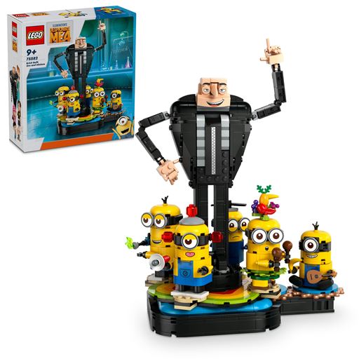 LEGO Despicable Me Klodsbygget Gru Og Minions - 75582