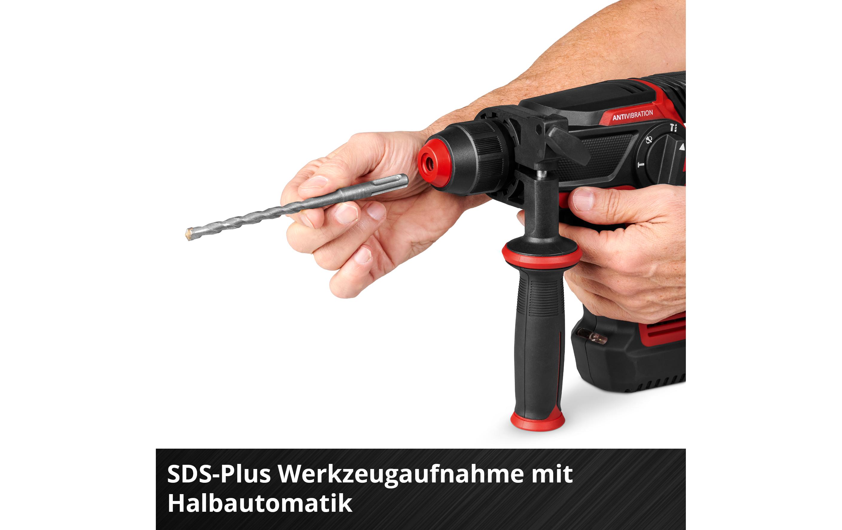 Schnurloser Bohrhammer TP-HD 18/28 Li BL+4 (1x3.0Ah+)<br>Universell einsetzbare Akku-Schlagbohrmaschine