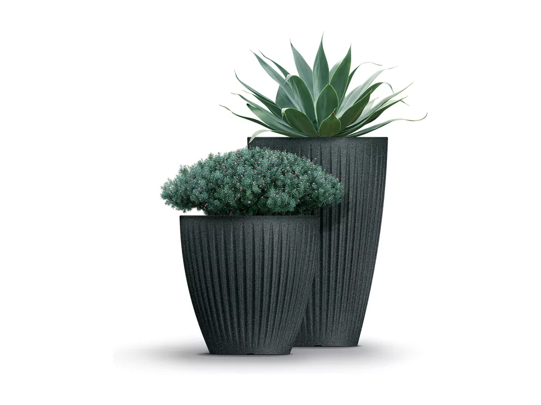 Pot Latia Round HIGH Ø60x58 moka
