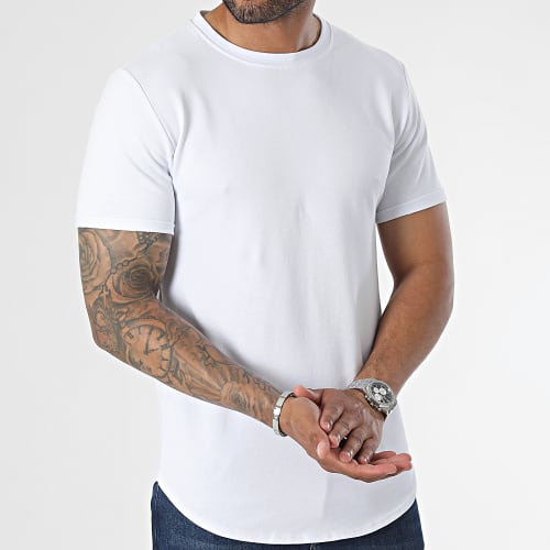 Lot De 2 Tee Shirts Oversize T311 Blanc Noir