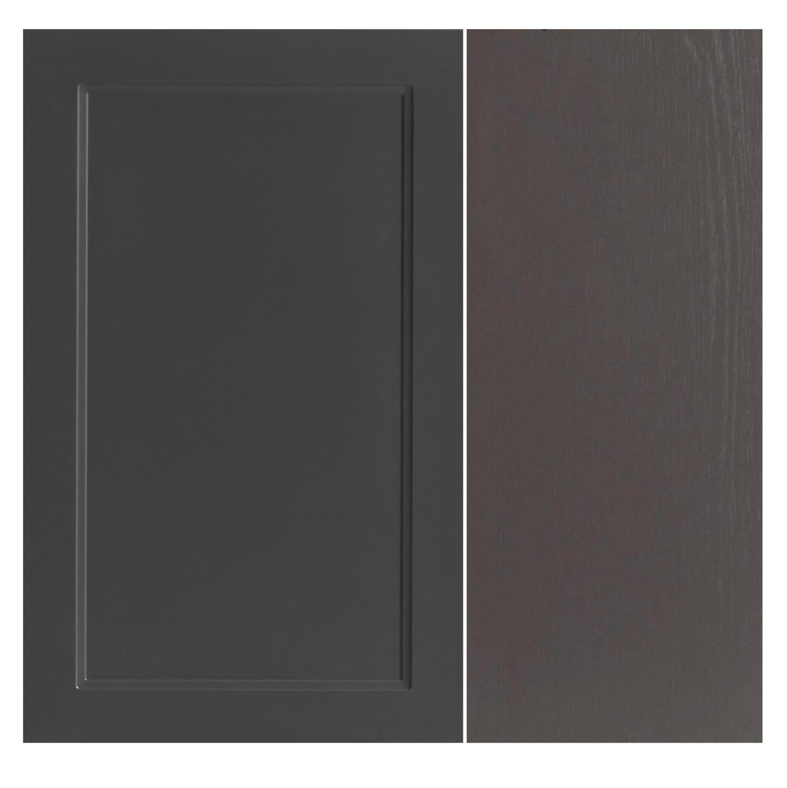 Spülenschrank MERAN - grau - Wotaneiche - 120 cm