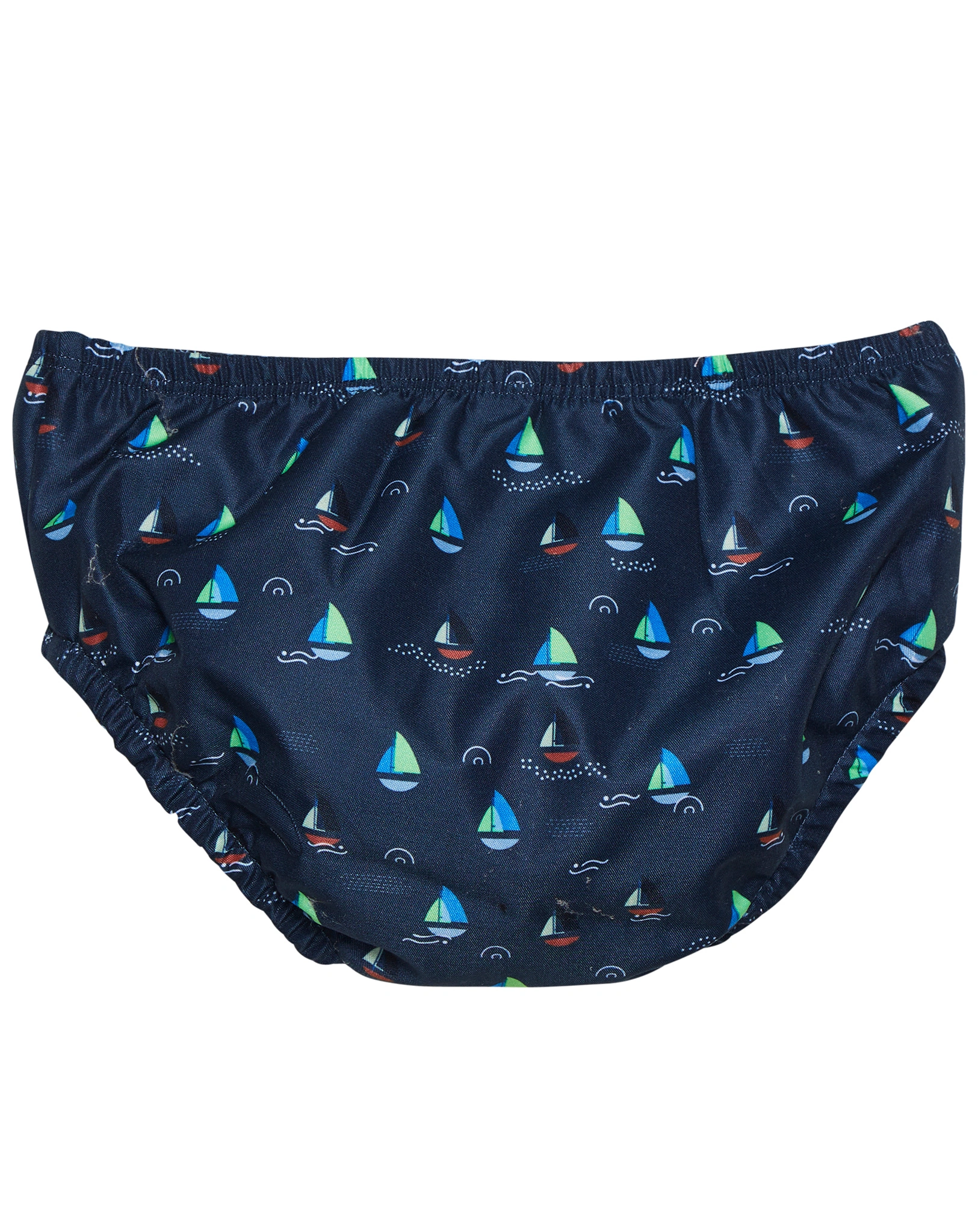 Windel-Badehose SEGELBOOT in summer green