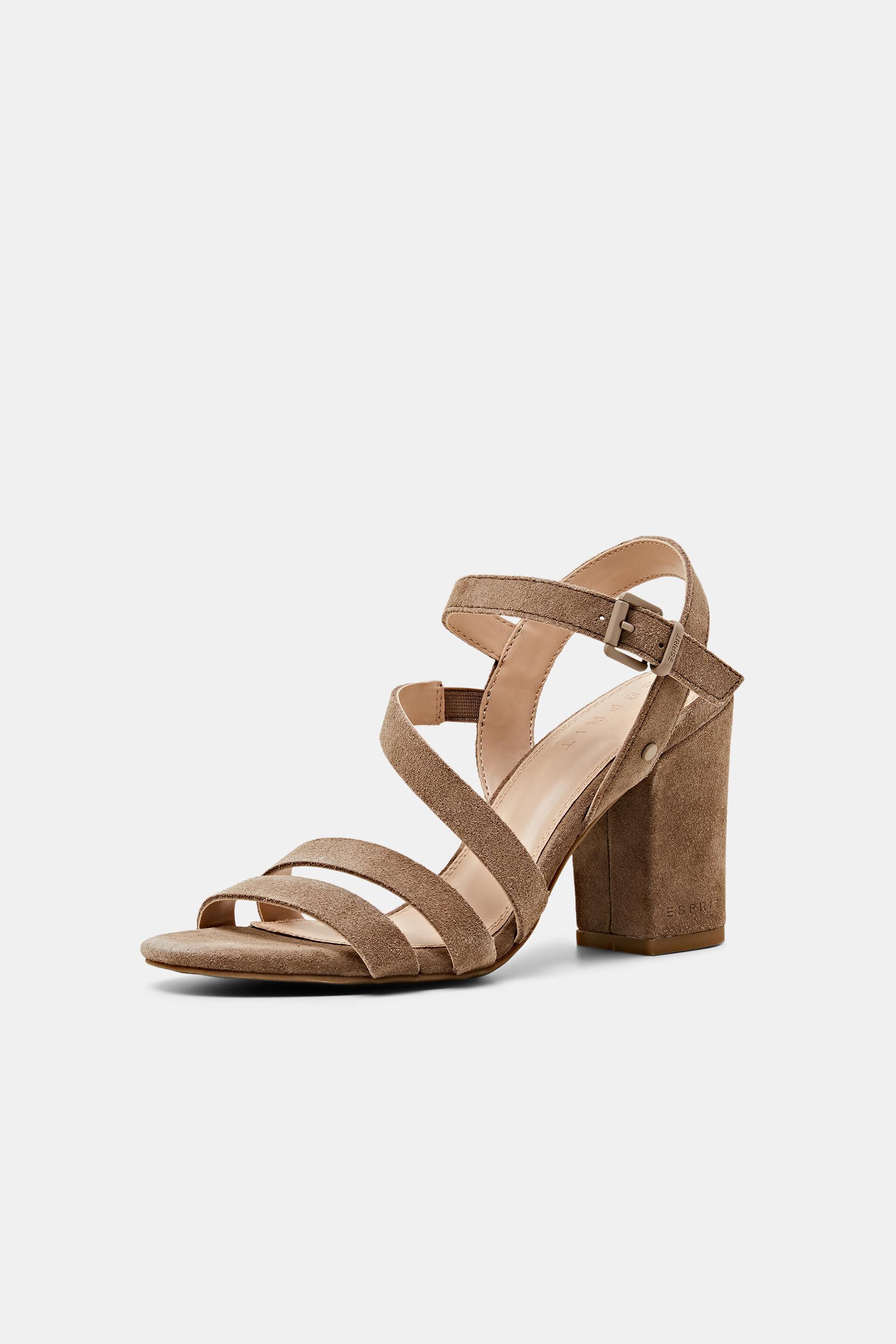 Sandales à bride et talon bottier