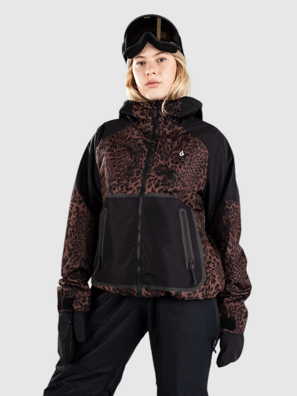 Volcom Revna 20K Shell Jacket leopard