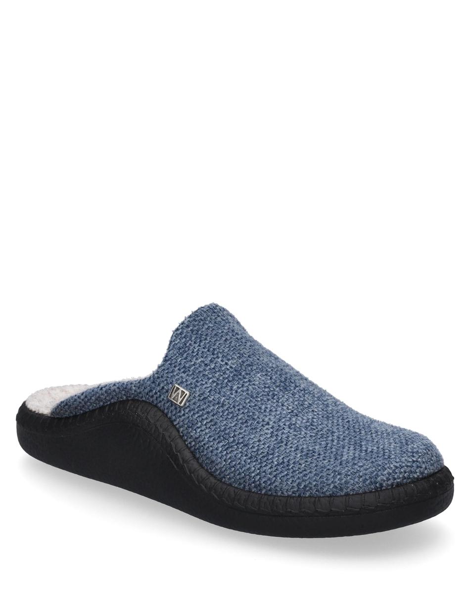 Hausschuh Monaco D 149, blau