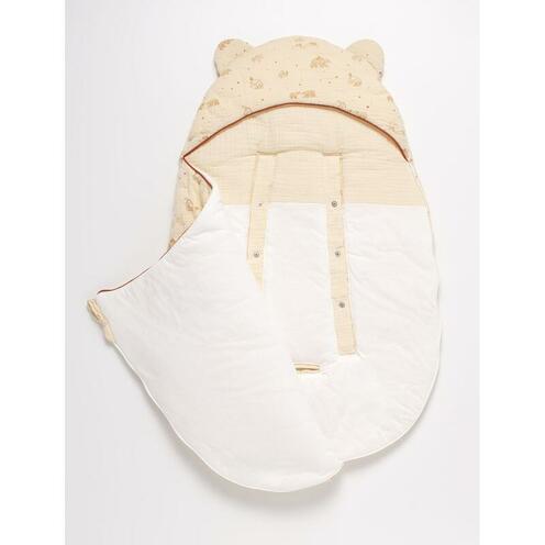 Nid d'ange 0-6 mois 5 attaches Orsino - Beige - SAUTHON Baby déco