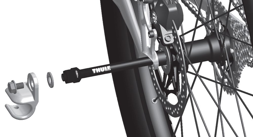 Thule Achsadapter für Shimano E-Thru 12x1,5 Achse kaufen | Bike-Discount