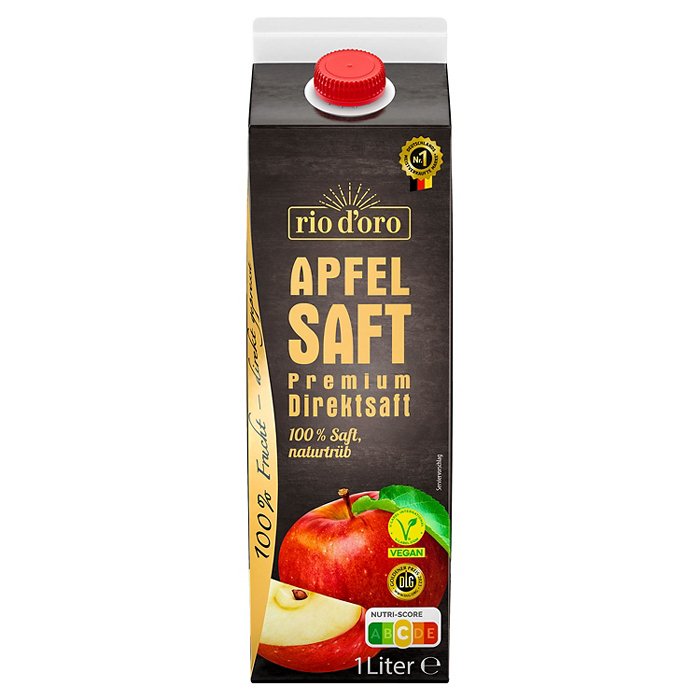 RIO D´ORO Apfelsaft 1 l, Direktsaft
