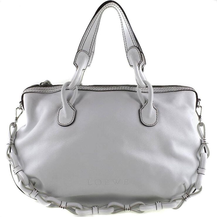 Loewe Vintage Loewe Handbag White