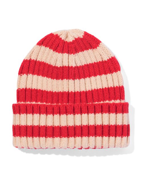 bonnet pour bébé à rayures multicolore