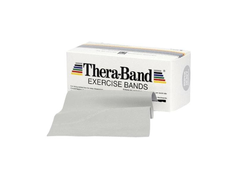 Thera-Band Fitnessband Silber, extra stark, 5.5 m Übungsband