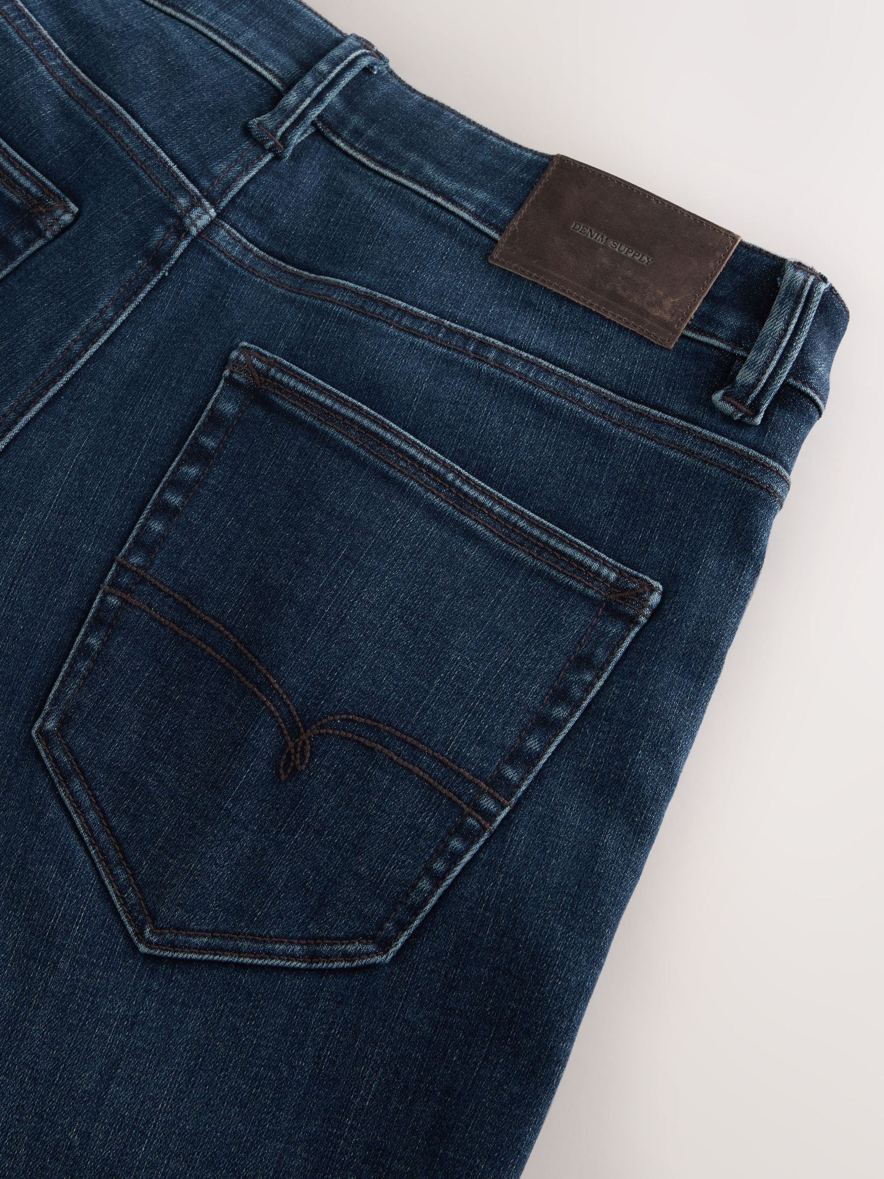 Donkerblauw - ThermoGen - Straight fit - Motionflex jeans