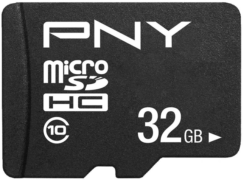 PNY microSDHC-Karte Performance Plus 32 GB MicroSDHC-Karte mit 32 GB, Class 10
