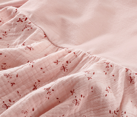 Baby-Webkleid, rosa
