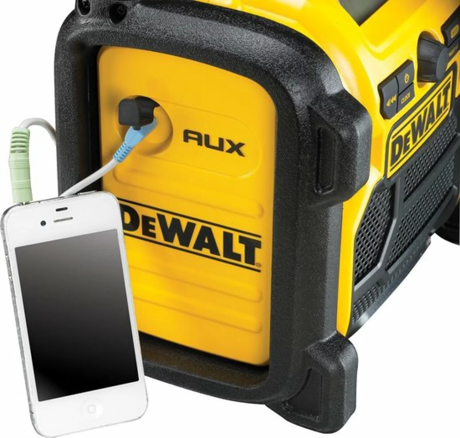 DeWALT DCR019 10.8-18V Li-Ion Accu bouwradio - werkt op netstroom & accu