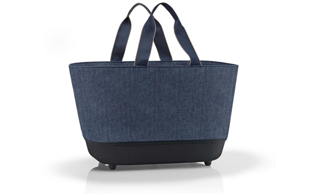 Tasche Shoppingbasket Herringbone Dark BlueTasche für den lässigen Einkauf