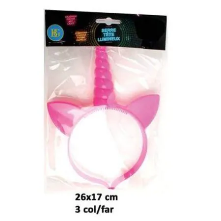 B&G Haarreif Einhorn, leuchtend, 1 Stück, 3-fach sortiert