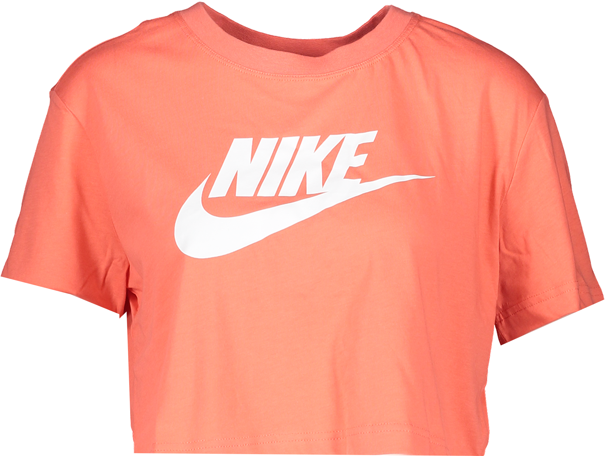 Nike Essential Cropped T-Shirt Damen Rot F814