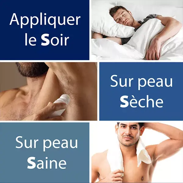 Etiaxil Déodorant Détranspirant Men Transpiration Excessive Lot de 2 x 15ml