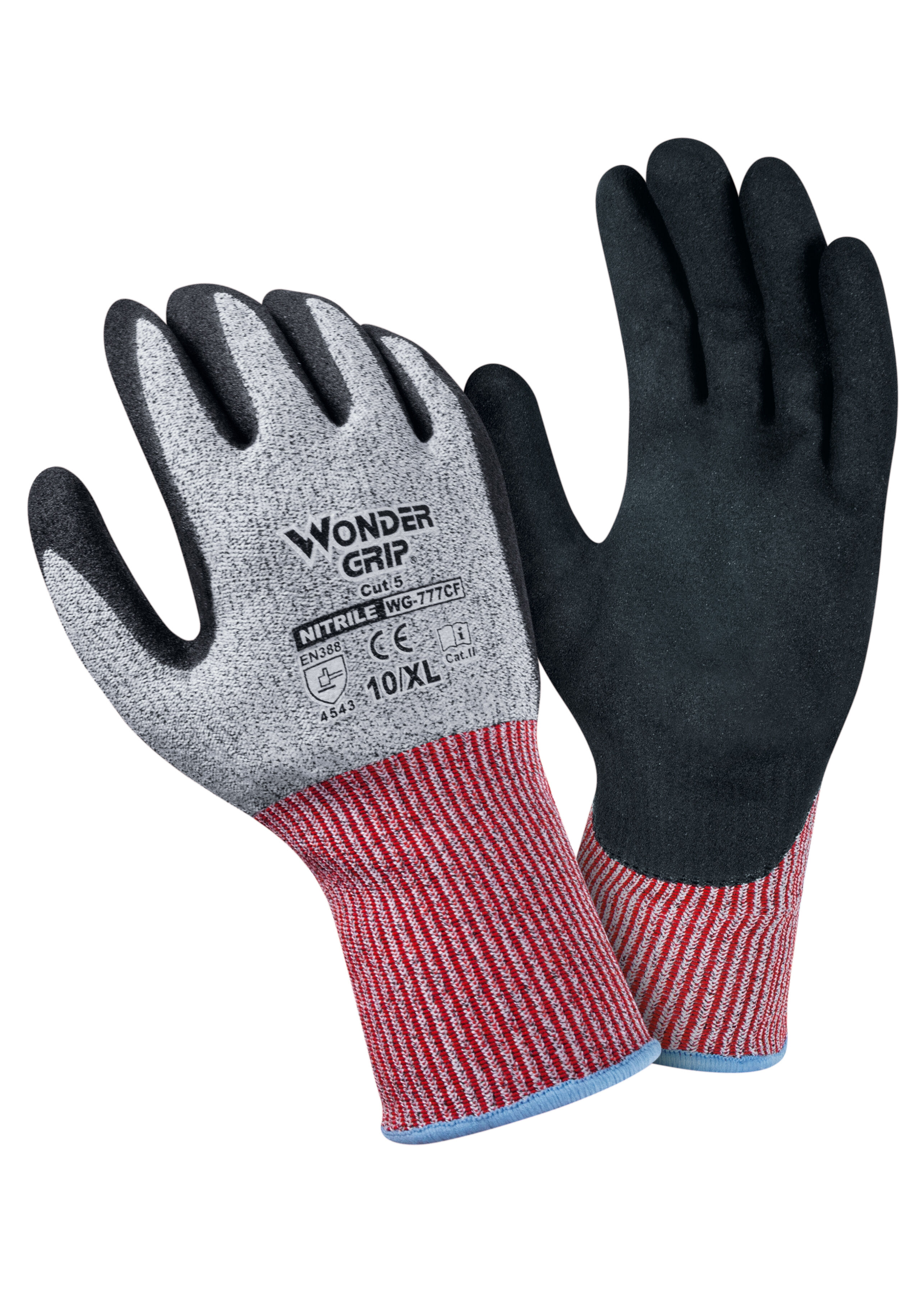 Wondergrip Schnittschutzhandschuhe Nitril