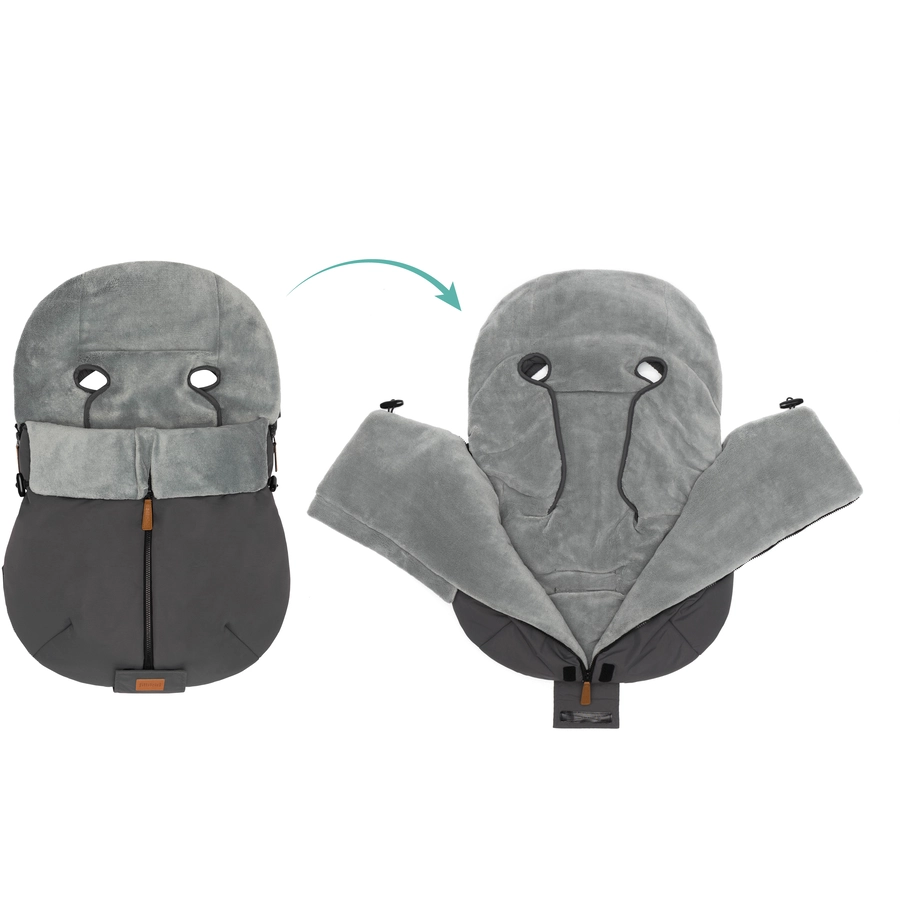 fillikid Winterfußsack Sella Elite Polyester Grau