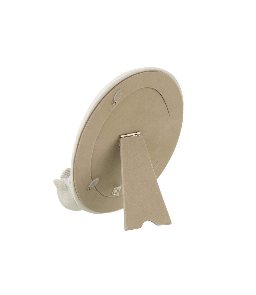 Paris Prix - Cadre Photo Déco cygne 20cm Blanc & Argent