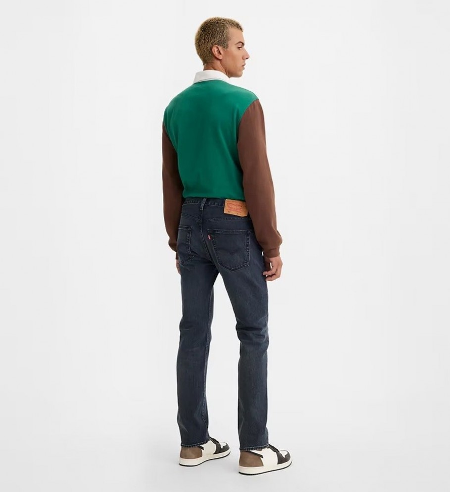 Calça jeans Levi's 501 Levis Original Fit preta azul marinho
