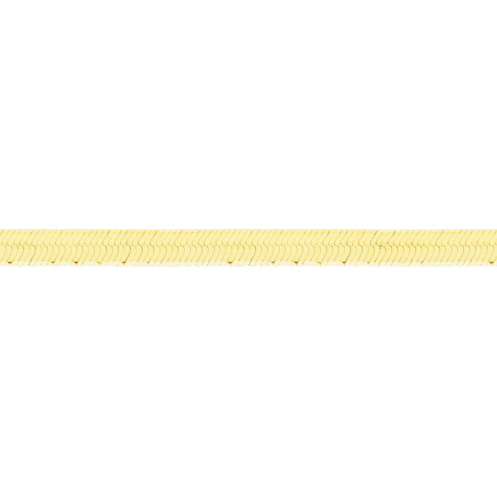 Collier Droit Lisse Or Jaune