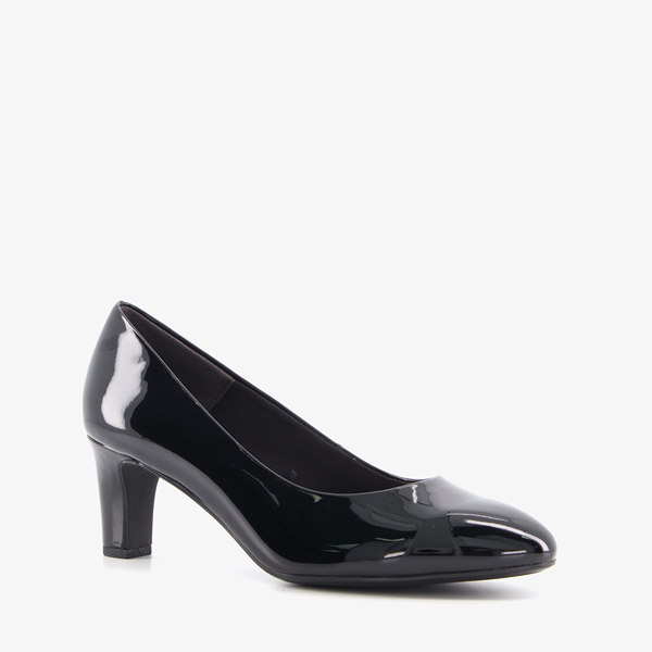 Tamaris dames lak pumps zwart