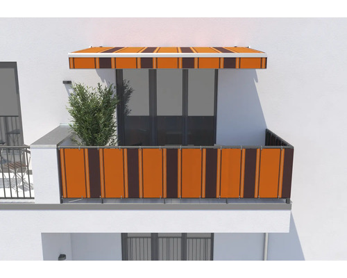 SOLUNA balkonbekleding H:75 cm stof dessin 744 (per meter verkocht)