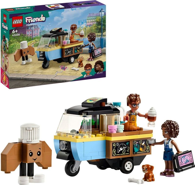 LEGO Friends - Bakkersfoodtruck - Speelset - Inclusief Mini Poppetjes en Hond