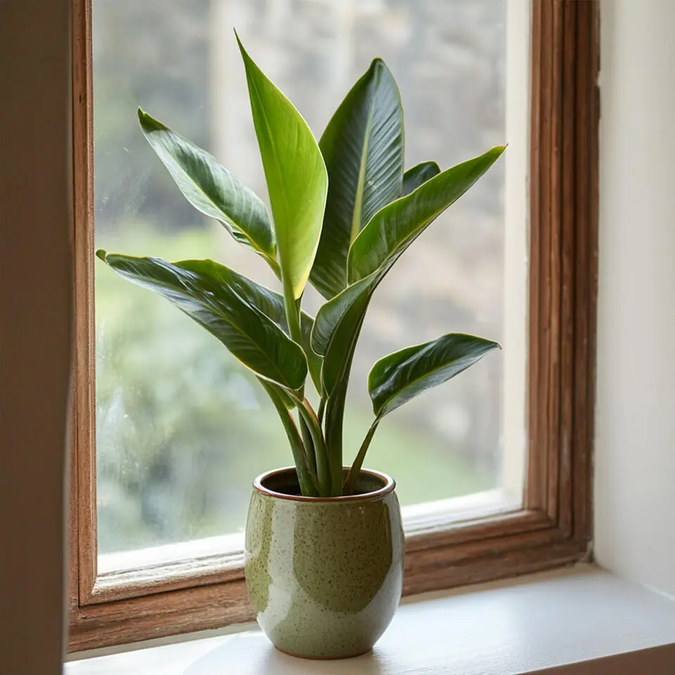 Paradijsvogelbloem - Strelitzia reginea - Hoogte 25-40cm - ⌀9cm