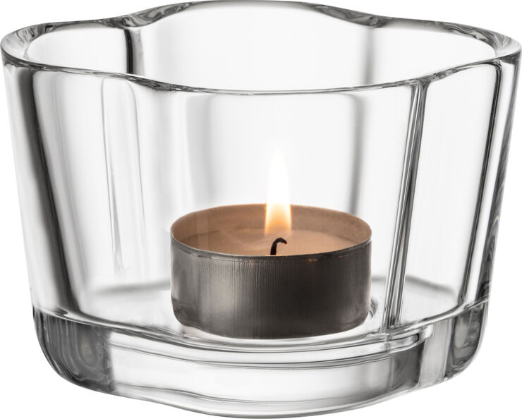 Iittala Aalto fyrfadsstage 6 cm - klar Klar
