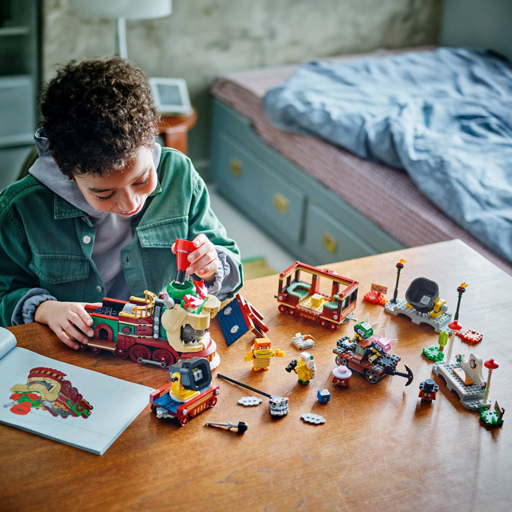 De Bowser Exprestrein Trein Speelgoed voor Kinderen 71437 Super Mario