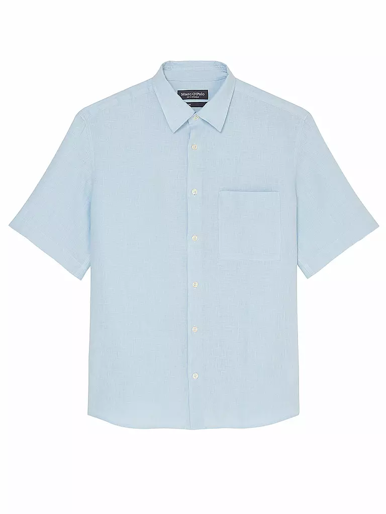 MARC O'POLO Leinenhemd hellblau