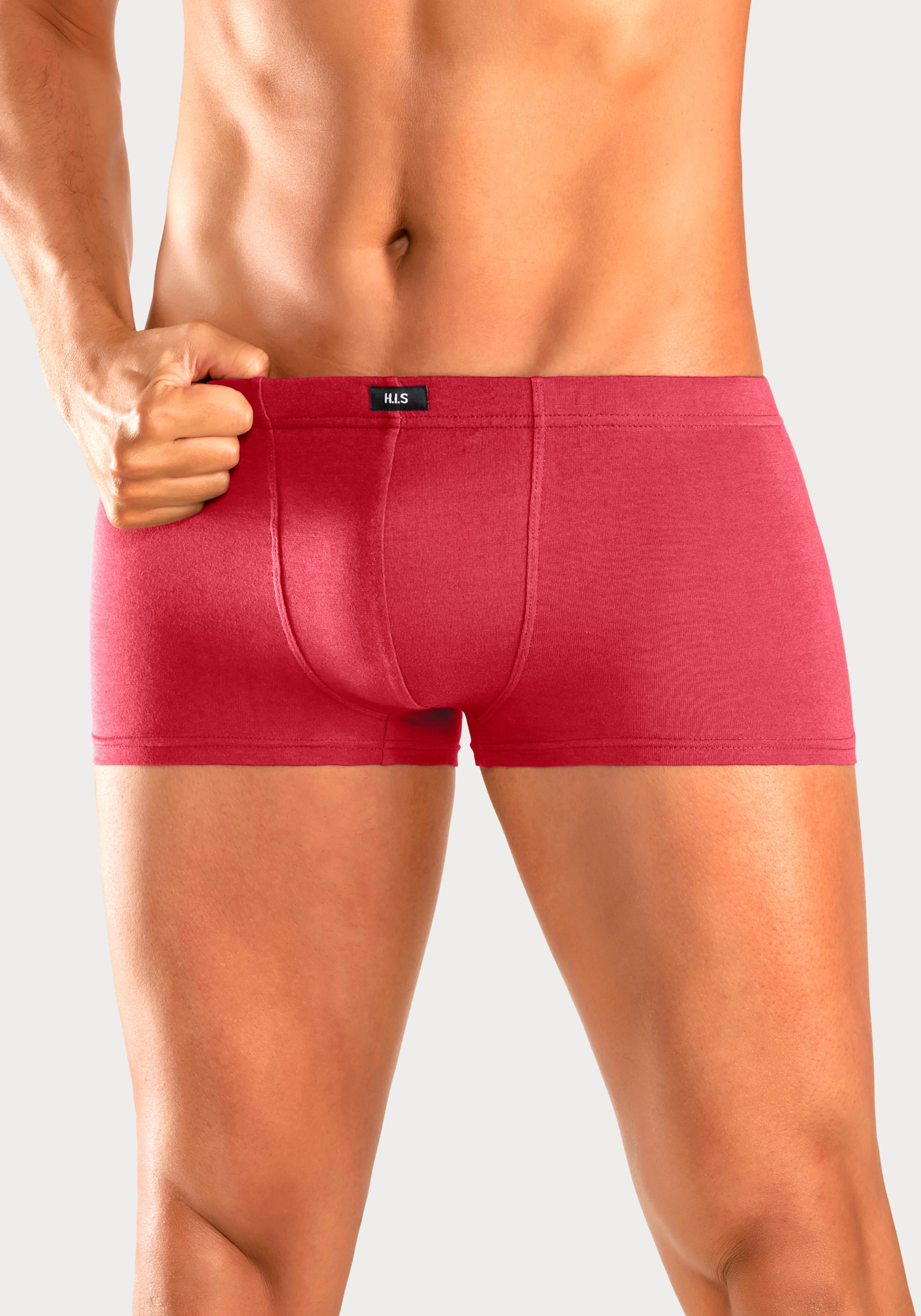 H.I.S Hipster in rot, marine, grau-meliert, khaki