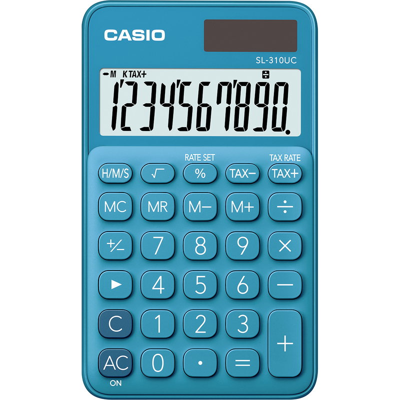 Casio Taschenrechner SL-310UC, blau