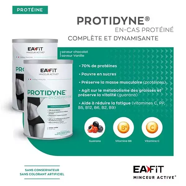 Eafit Protidyne Proteína Energizante Sabor Chocolate 320g