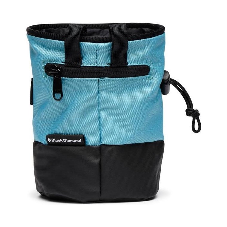 Black Diamond Mojo Zip Chalk Bag Glacier