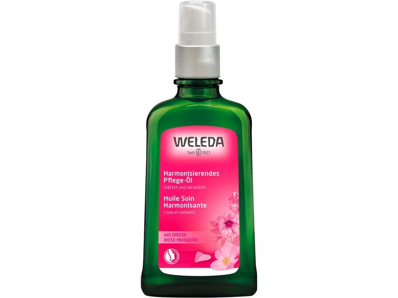 WELEDA Körperöl Wildrose 100 ml Natürliches Pflegeöl glättet und verwöhnt