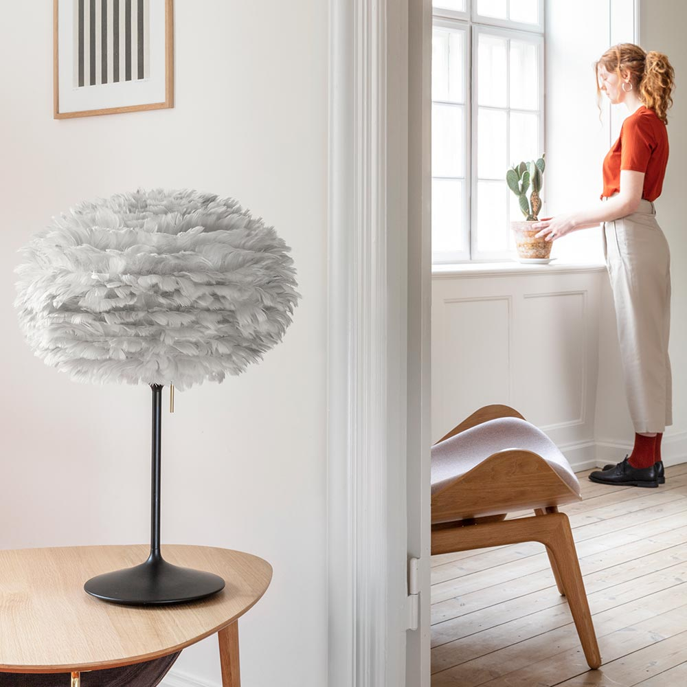 Tafellamp standaard Sante - met usb aansluiting Zwart