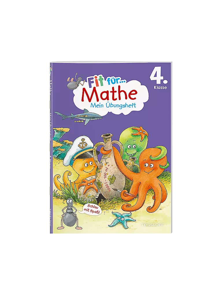 TESSLOFF VERLAG Übungsheft - Fit für Mathe 4. Klasse keine Farbe